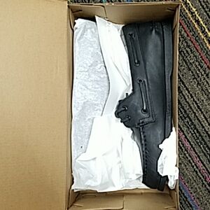 Sperry Black Loafers